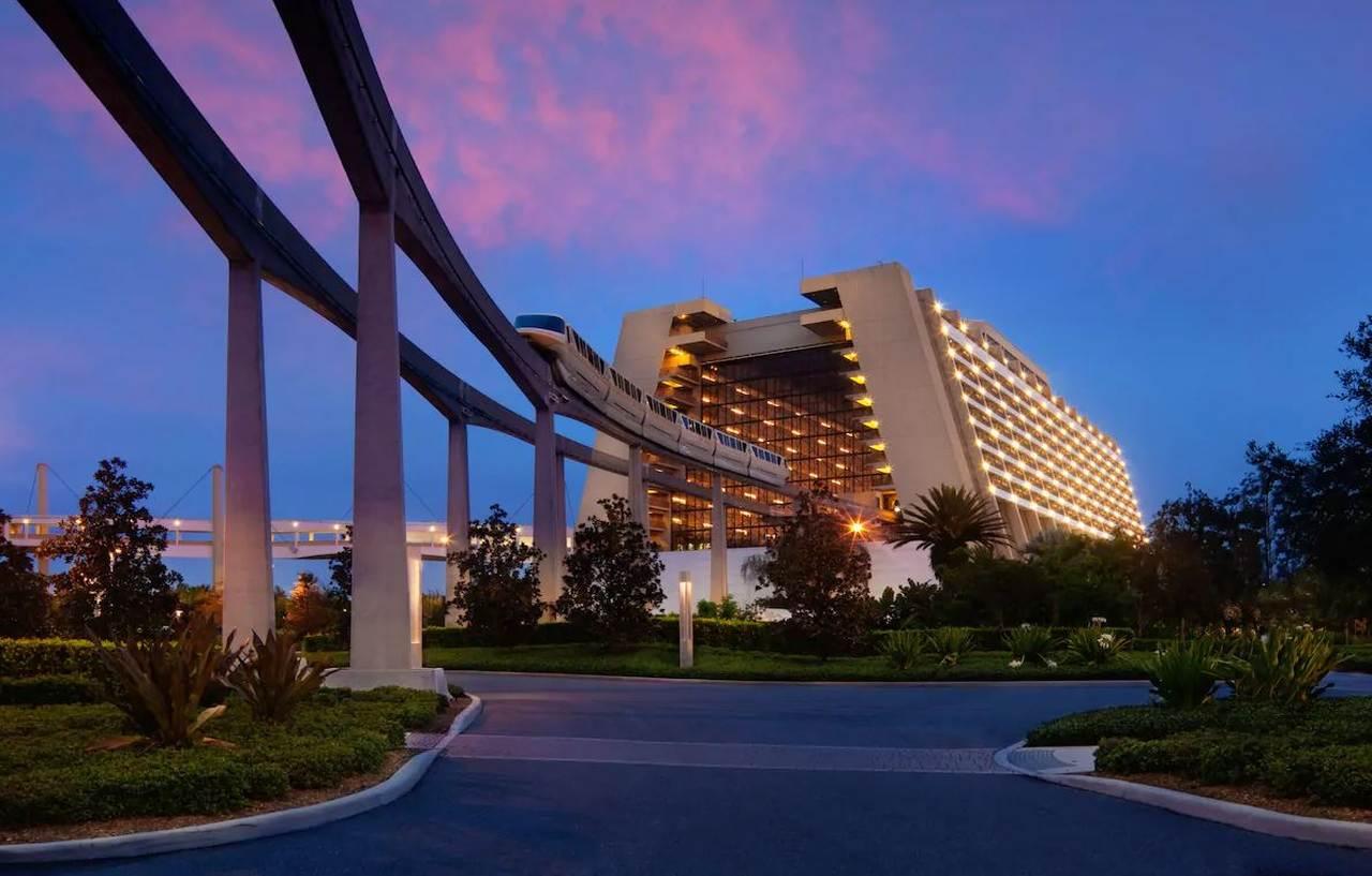 Disney'S Contemporary Resort Lake Buena Vista Exteriör bild