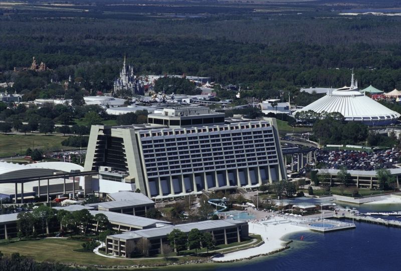 Disney'S Contemporary Resort Lake Buena Vista Exteriör bild